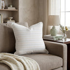 Golf Trip Stripes Throw Pillow - Hillcroft Home