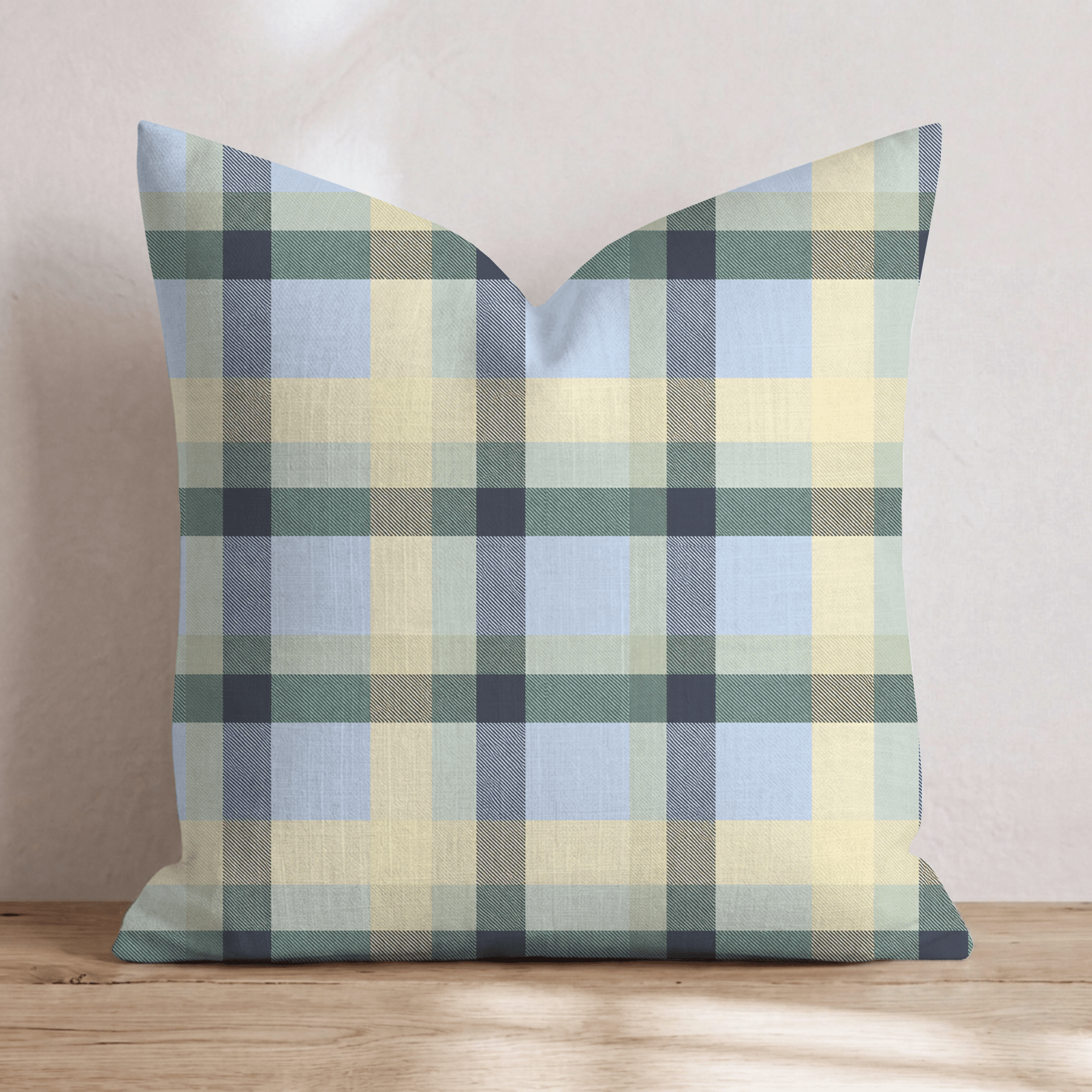 Golf Trip Tartan Throw Pillow - Hillcroft Home