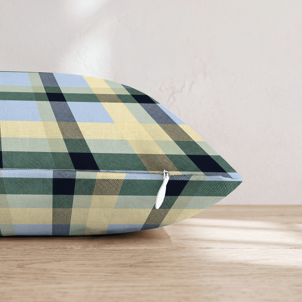 Golf Trip Tartan Throw Pillow - Hillcroft Home