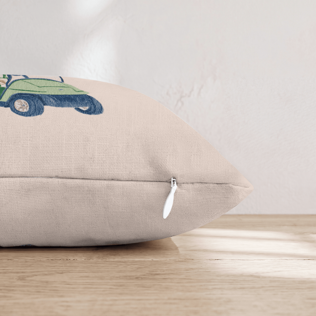 Golfing Golden Throw Pillow - Hillcroft Home