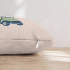 Golfing Golden Throw Pillow - Hillcroft Home