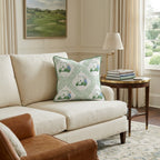 Golfing Grid Throw Pillow - Hillcroft Home
