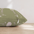 Golfing Ladies Throw Pillow - Hillcroft Home