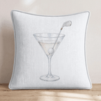 Golftini Drink Throw Pillow - Hillcroft Home