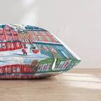 Gondola Mountain Village Throw Pillow - Hillcroft Home