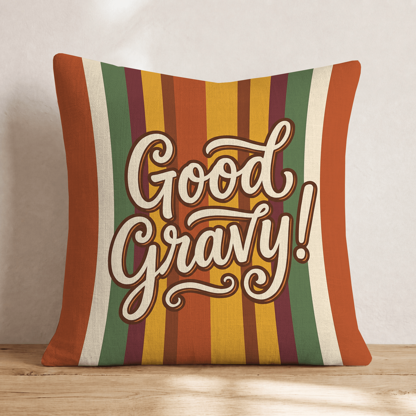 Good Gravy Throw Pillow - Hillcroft Home