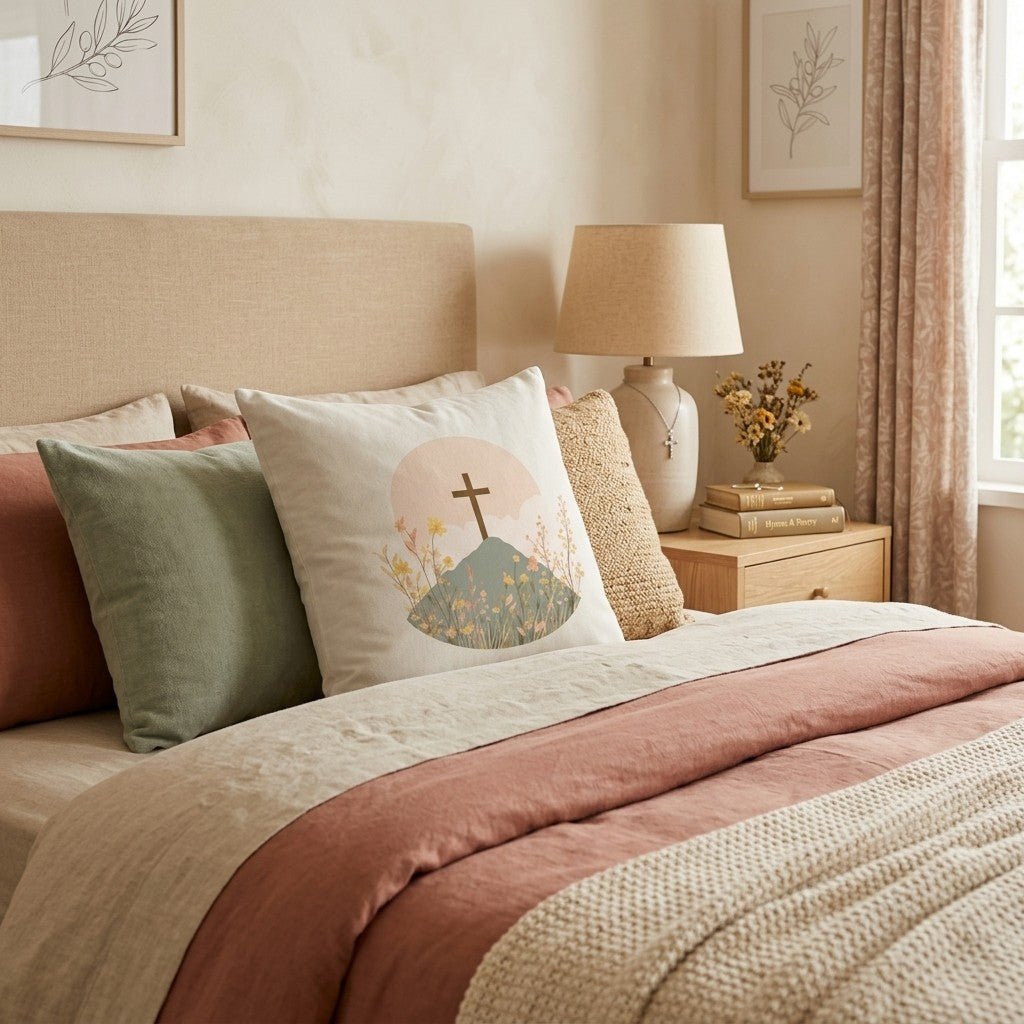 Good Sunday Throw Pillow - Hillcroft Home