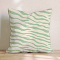 Gorgeous Green Zebra Throw Pillow - Hillcroft Home