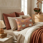 Gourd Gingham Throw Pillow - Hillcroft Home