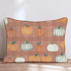 Gourd Gingham Throw Pillow - Hillcroft Home