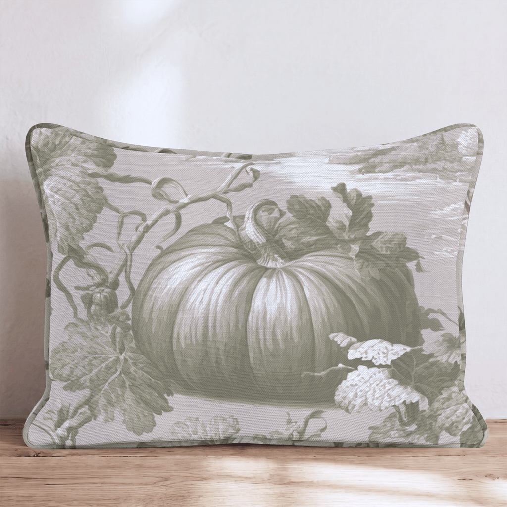 Gourdeous Toile Throw Pillow - Hillcroft Home
