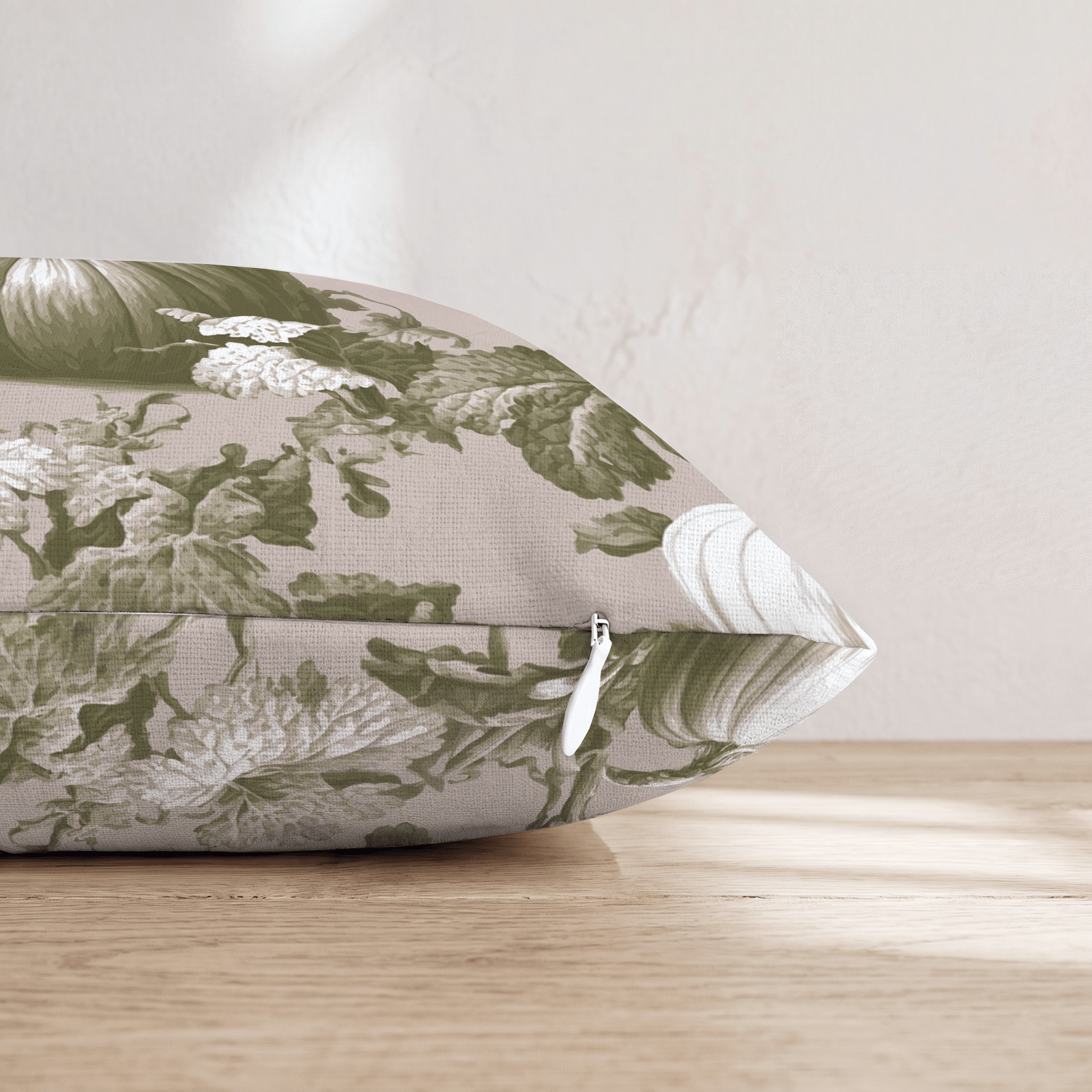 Gourdeous Toile Throw Pillow - Hillcroft Home