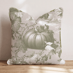 Gourdeous Toile Throw Pillow - Hillcroft Home