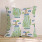 Grab Your Golf Bag Throw Pillow - Hillcroft Home