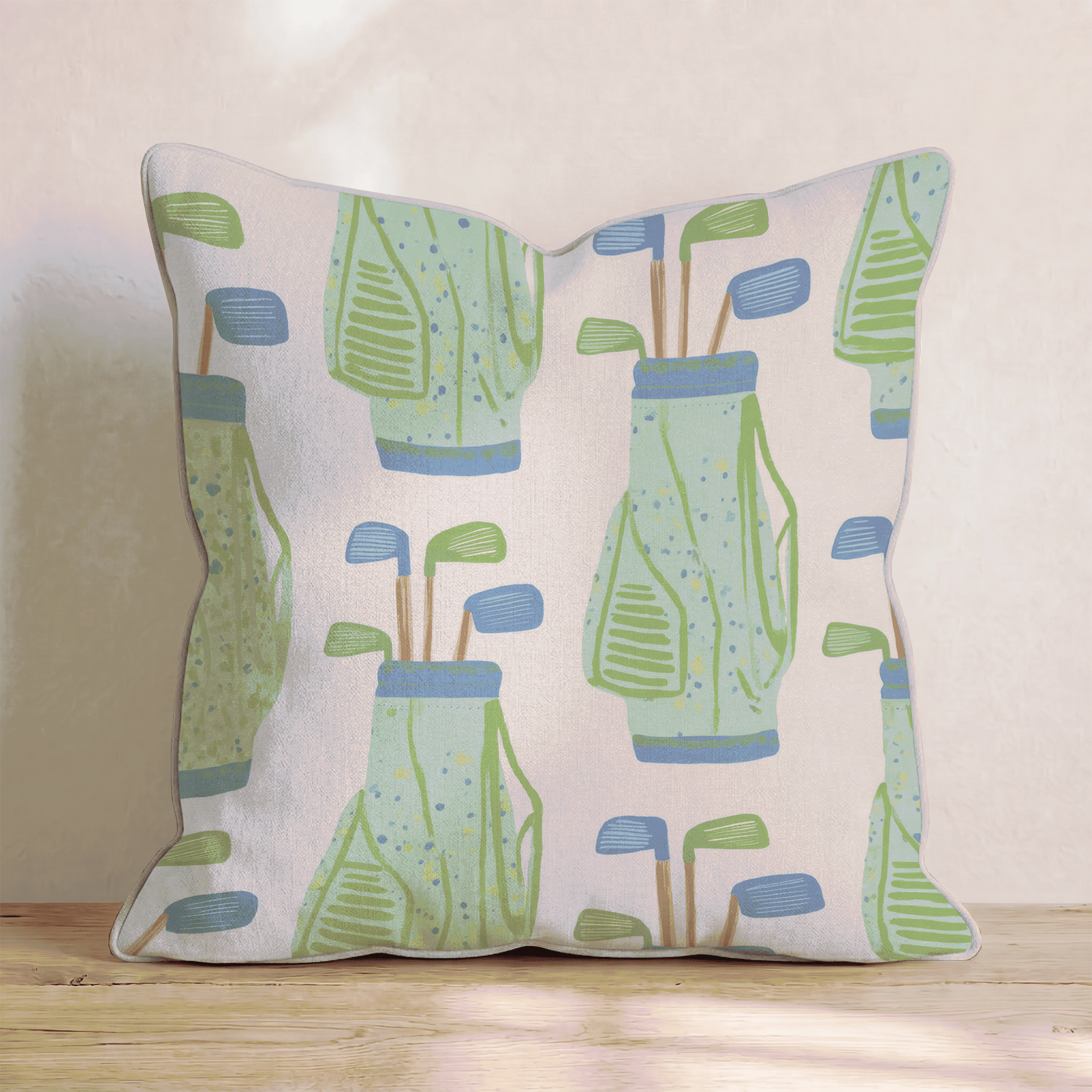 Grab Your Golf Bag Throw Pillow - Hillcroft Home