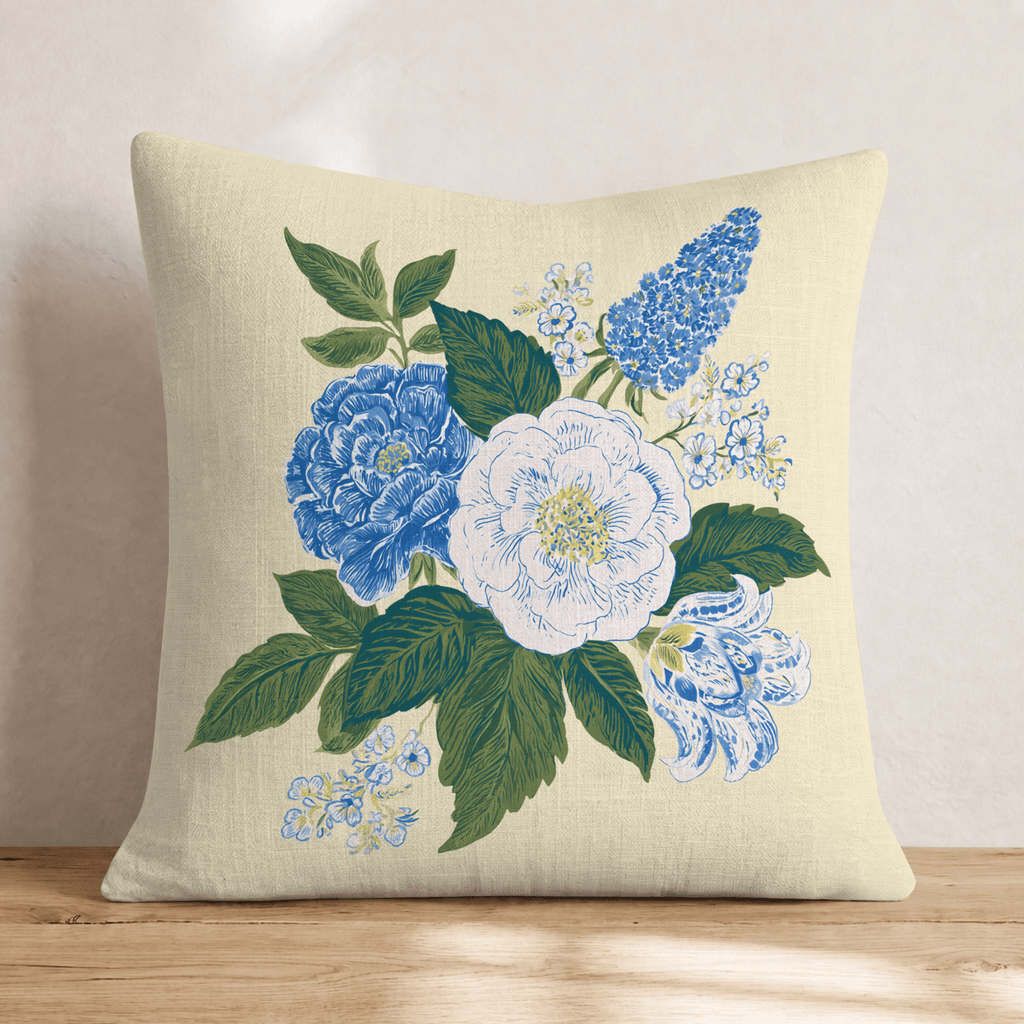 Gracelynn Floral Throw Pillow - Hillcroft Home