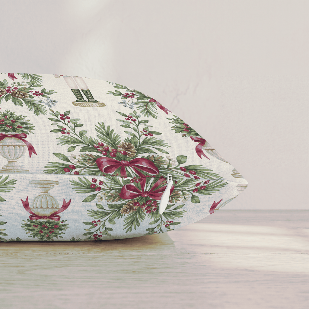 Grand Garland Guard Throw Pillow throw pillow - Hillcroft Home