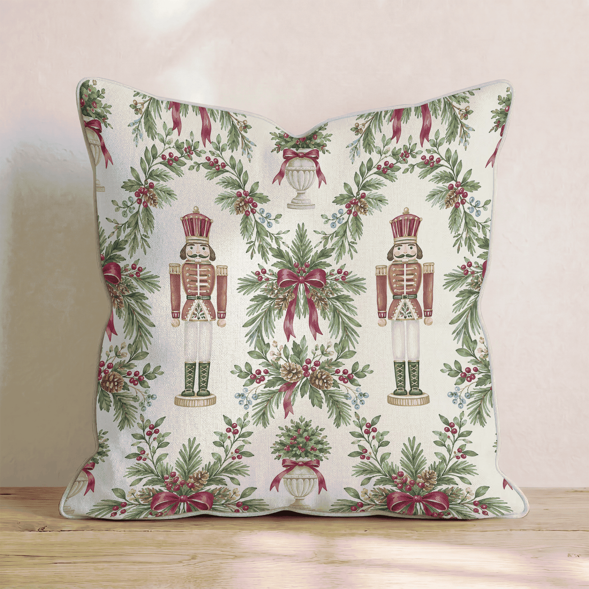 Grand Garland Guard Throw Pillow throw pillow - Hillcroft Home