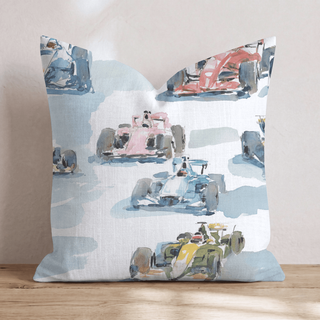 Grand Prix Throw Pillow - Hillcroft Home