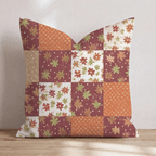 Granny Quilt Patchwork Throw Pillow - Hillcroft Home
