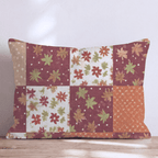 Granny Quilt Patchwork Throw Pillow - Hillcroft Home