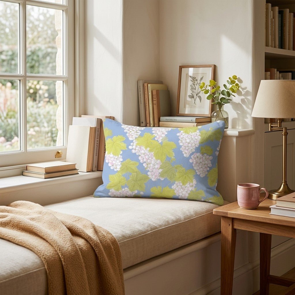 Grapevine Galore Throw Pillow - Hillcroft Home