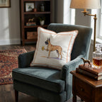 Great Dane Lager Throw Pillow - Hillcroft Home