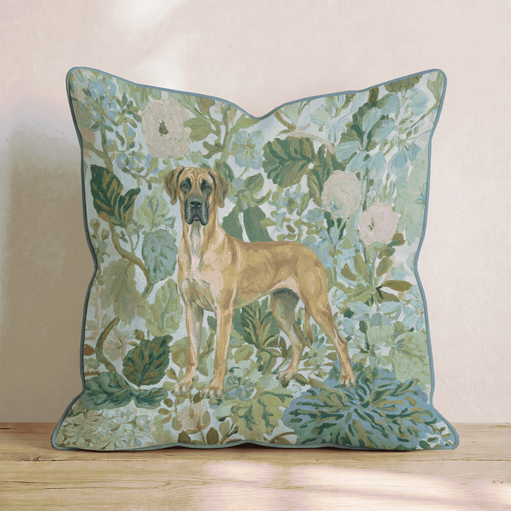 Great Dane Power Throw Pillow - Hillcroft Home
