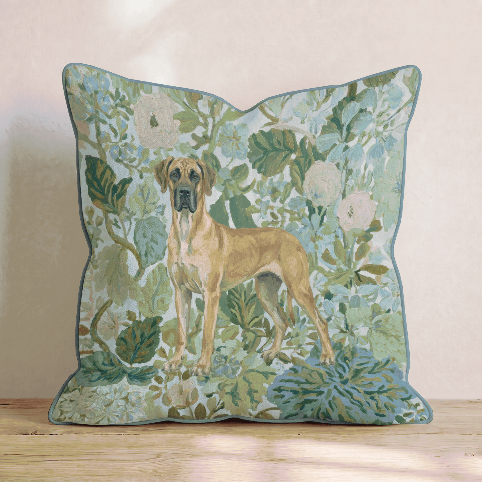 Great Dane Power Throw Pillow - Hillcroft Home