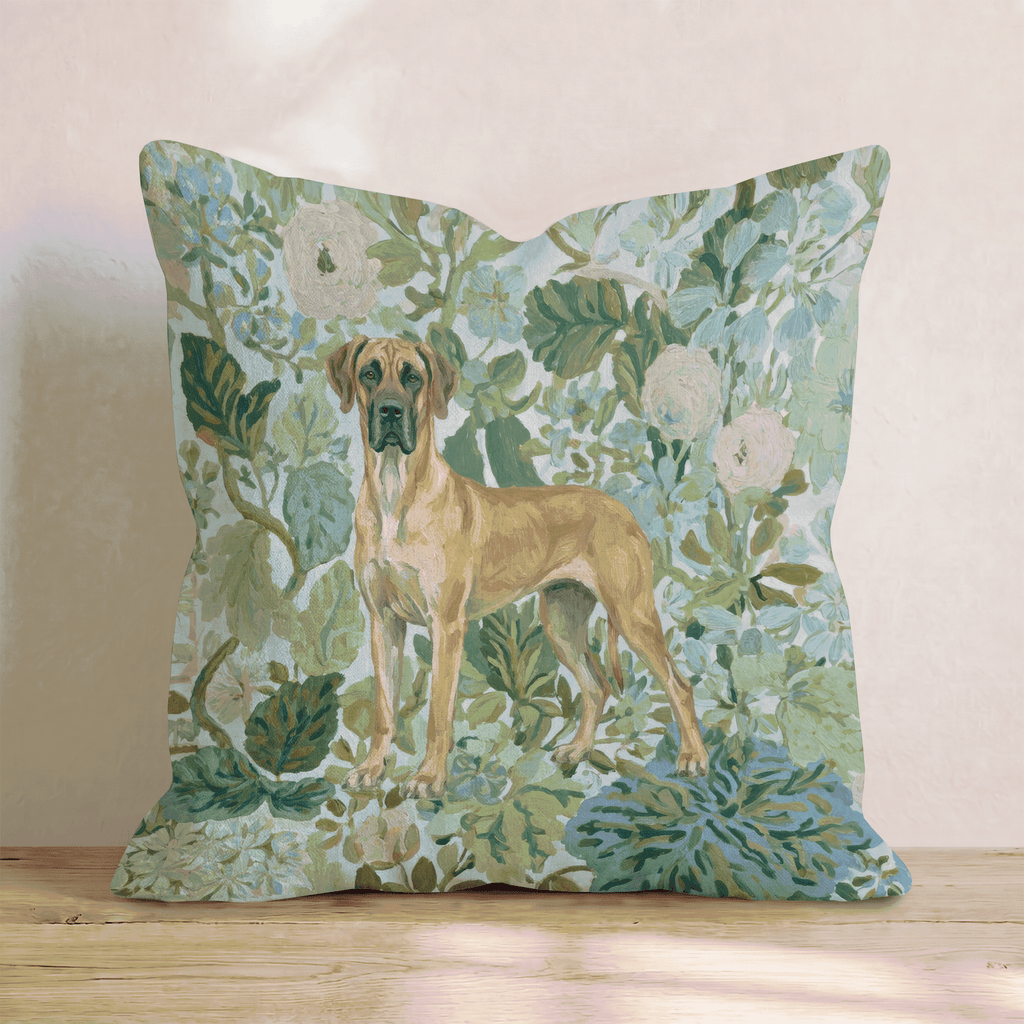 Great Dane Power Throw Pillow - Hillcroft Home
