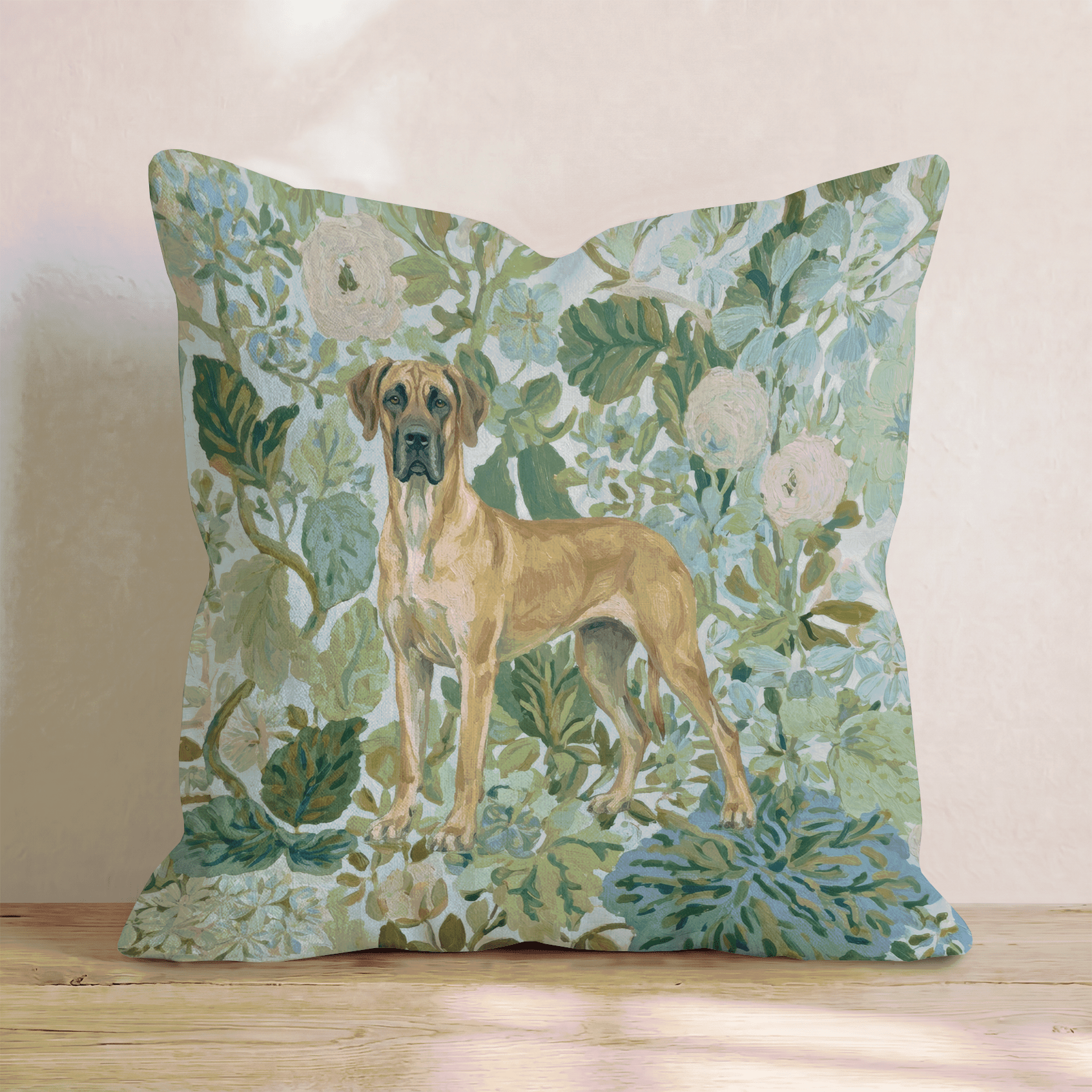 Great Dane Power Throw Pillow - Hillcroft Home