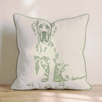 Great Dane Throw Pillow - Hillcroft Home