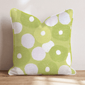 Green Apple Rings Throw Pillow - Hillcroft Home