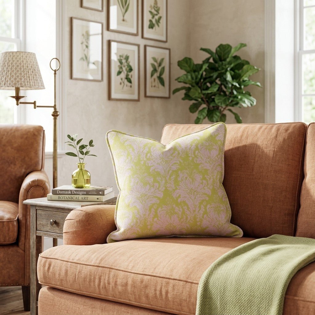 Green Days Throw Pillow - Hillcroft Home