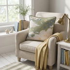 Green Night Sky Throw Pillow - Hillcroft Home