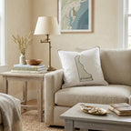 Green Plaid Deleware Throw Pillow - Hillcroft Home
