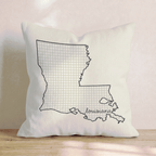 Green Plaid Lousiana Throw Pillow - Hillcroft Home
