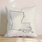 Green Plaid Lousiana Throw Pillow - Hillcroft Home