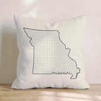 Green Plaid Missouri Throw Pillow - Hillcroft Home