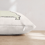 Green Plaid Missouri Throw Pillow - Hillcroft Home