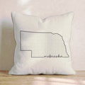 Green Plaid Nebraska Throw Pillow - Hillcroft Home