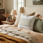 Green Plaid Pennsylvania Throw Pillow - Hillcroft Home