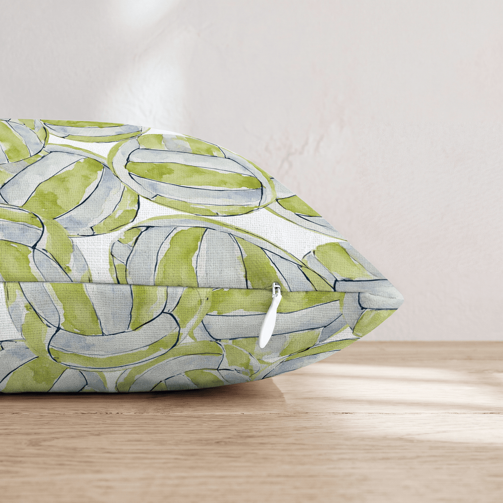 Green Volley Throw Pillow - Hillcroft Home