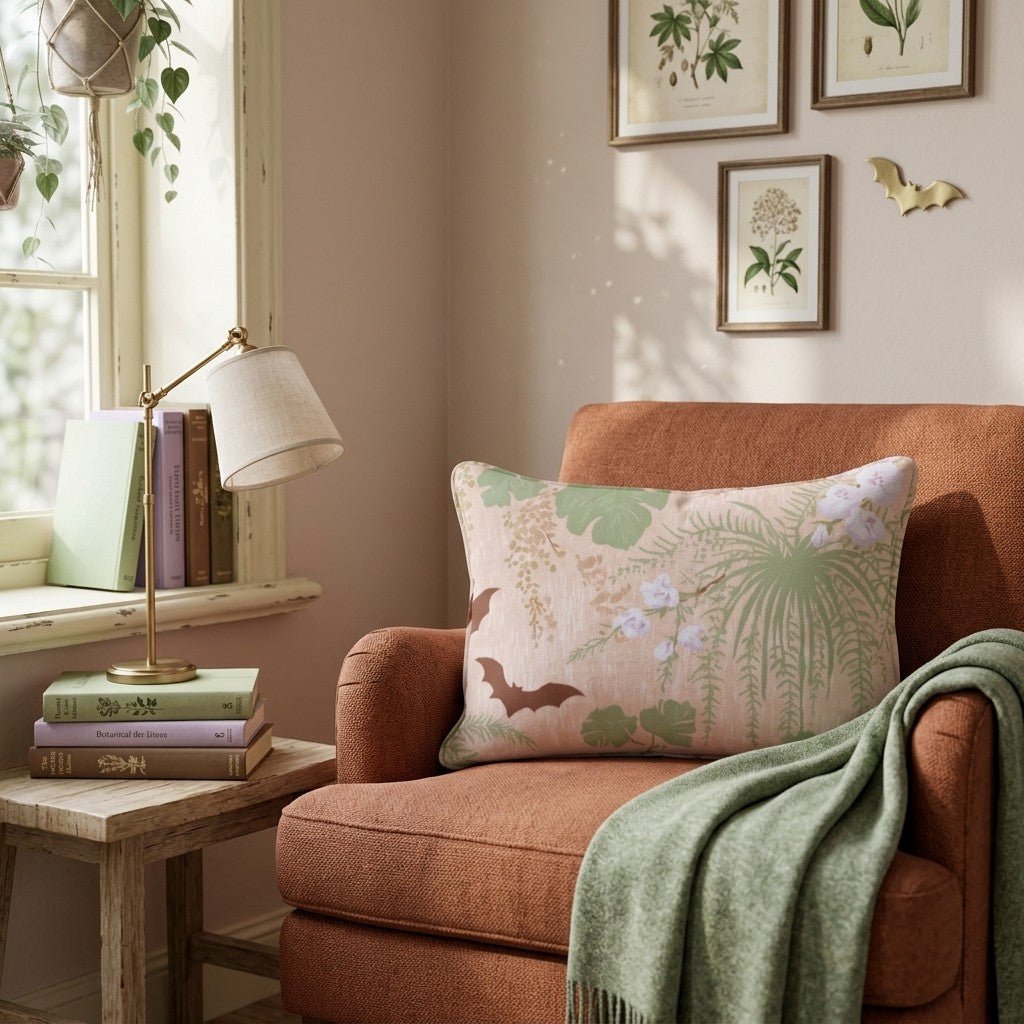 Greenhouse Gothic Throw Pillow - Hillcroft Home