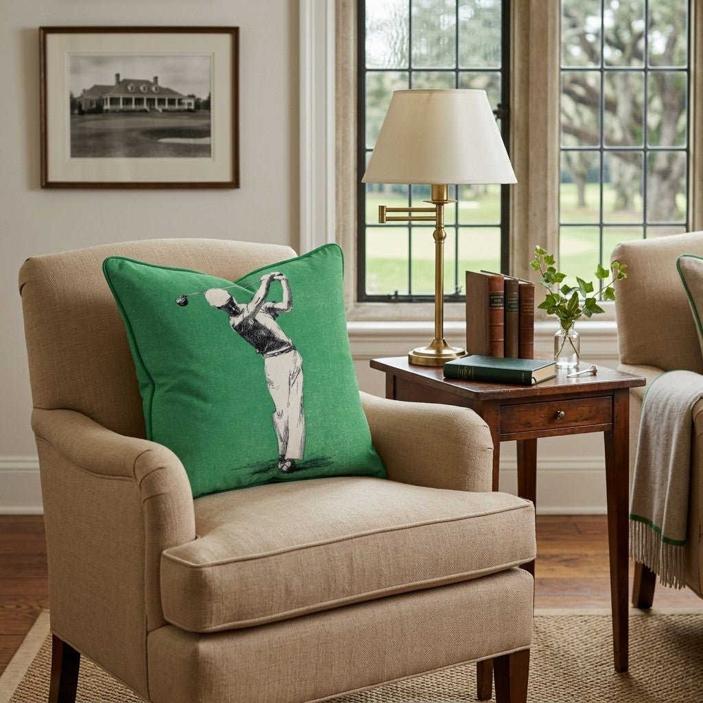 Greenside Throw Pillow - Hillcroft Home