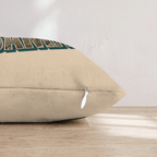Greetings From Alabama Throw Pillow - Hillcroft Home