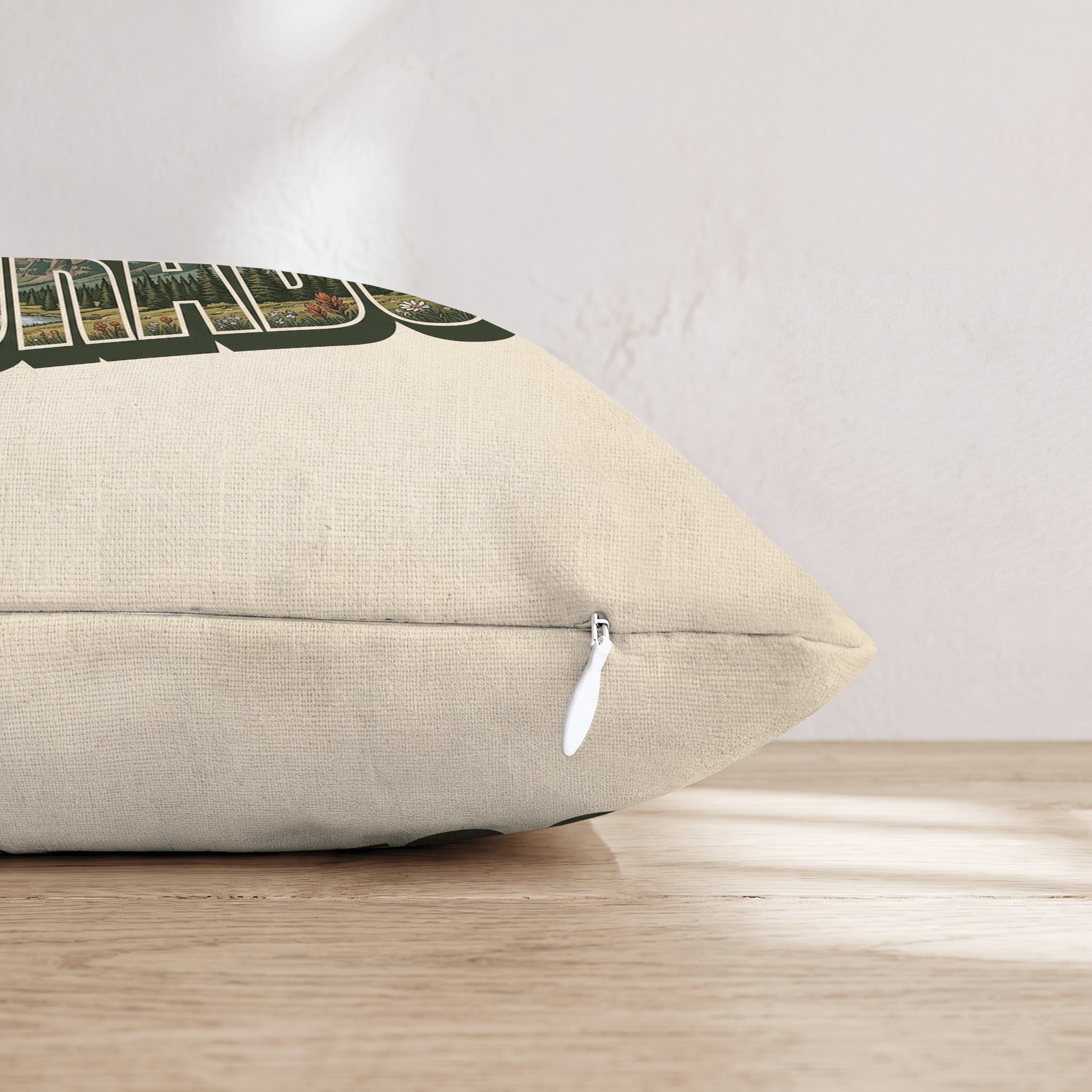 Greetings From Colorado Throw Pillow - Hillcroft Home