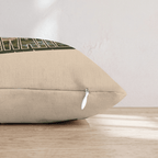 Greetings From Deleware Throw Pillow - Hillcroft Home