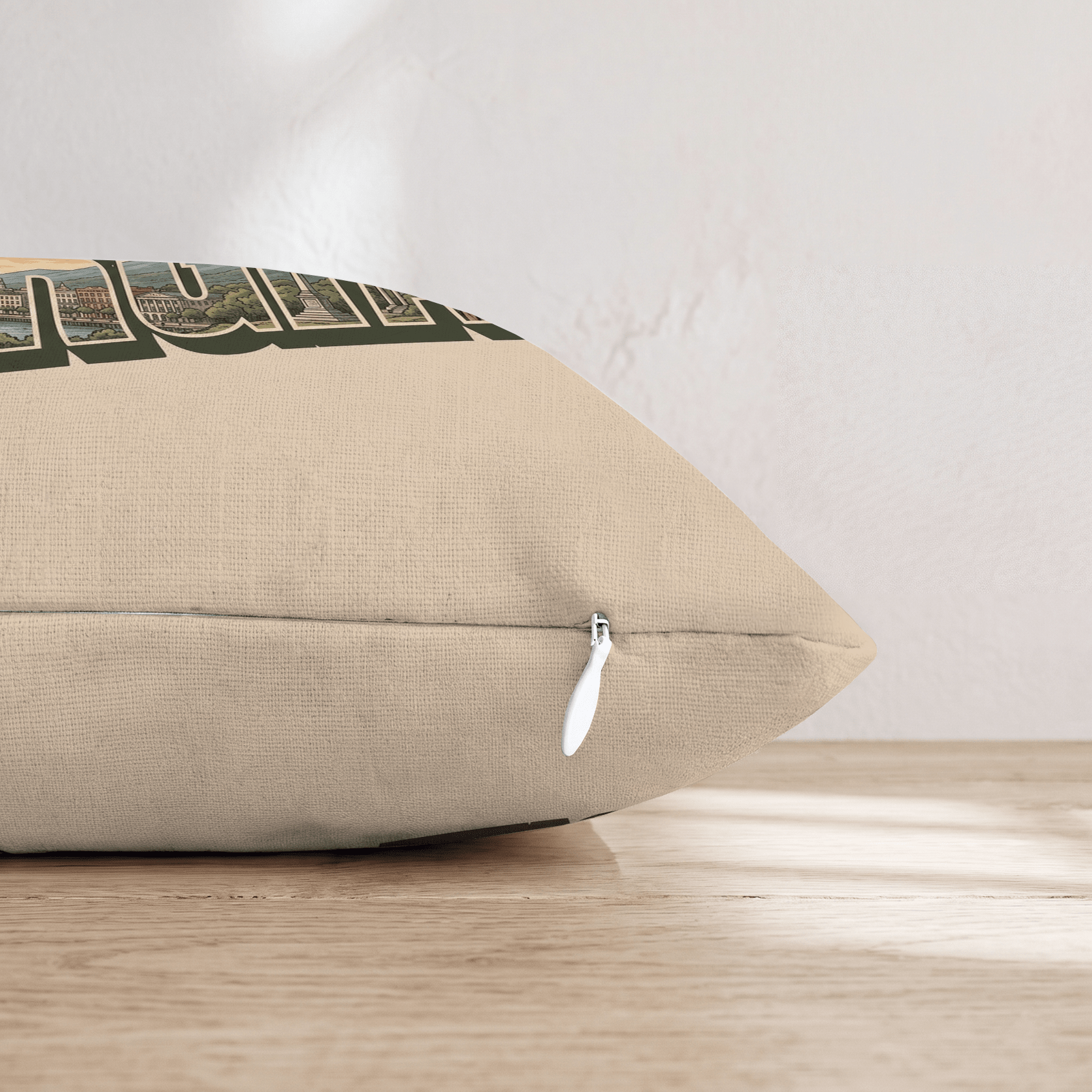 Greetings From Georgia Throw Pillow - Hillcroft Home