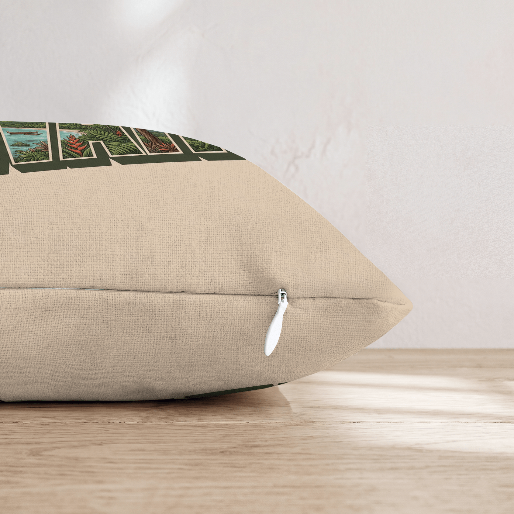 Greetings From Hawaii Throw Pillow - Hillcroft Home